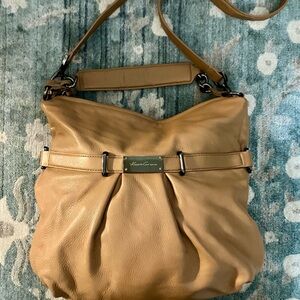 Kenneth Cole New York Tan Leather Satchel
